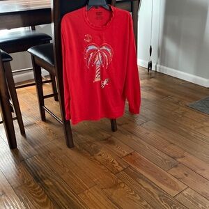 Ladies Christmas Shirt Size L